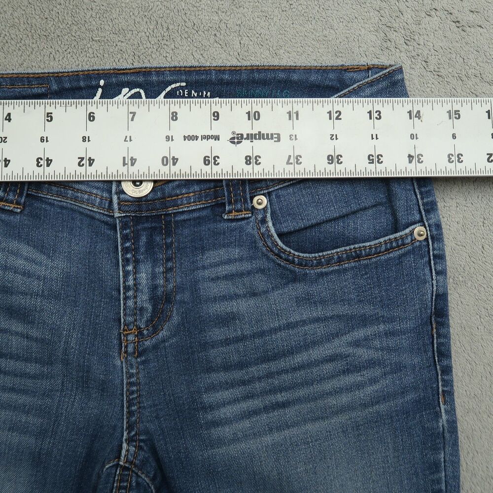 INC Jeans Women's Size 2S Blue Low-Rise Curvy Fit Skinny Leg Denim 29" Inseam - Picture 3 of 16